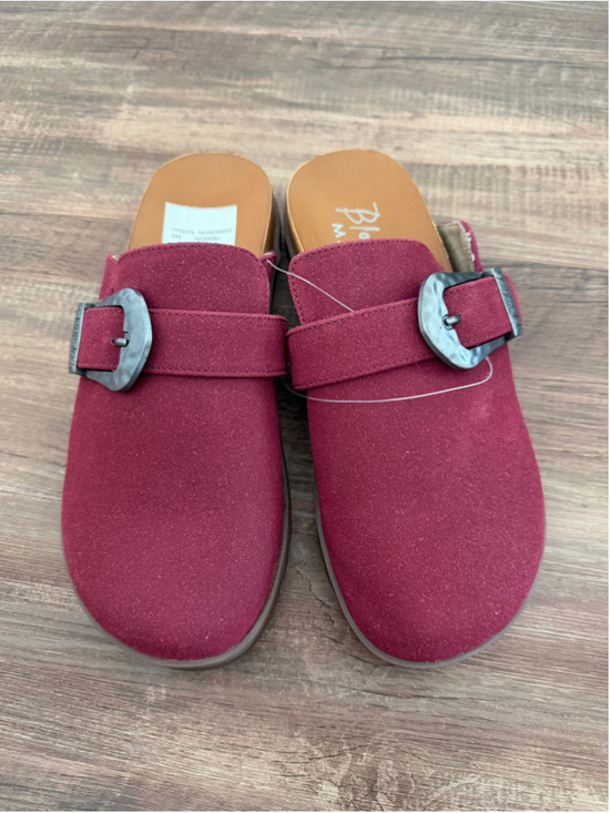 Blowfish Malibu Shoes - Blowfish Malibu Burgundy Mules & Clogs Size 7.5 NWT